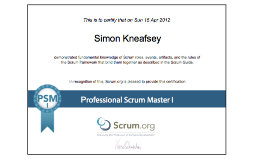 scrum master certification cost