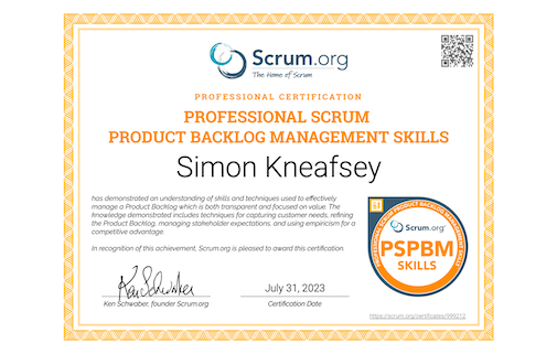 Professional Scrum Product Backlog Management Skills (PSPBM Skills)