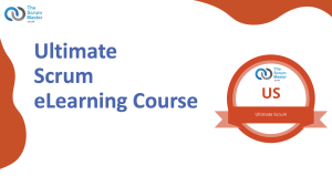 Ultimate Scrum eLearning Course