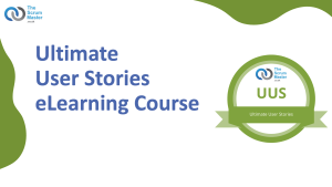 Ultimate User Stories eLearning Course